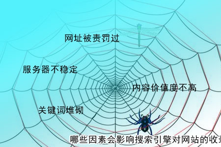 哪些因素會影響搜索引擎對網(wǎng)站的收錄？
